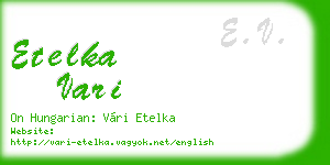 etelka vari business card