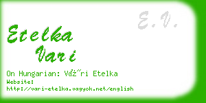 etelka vari business card